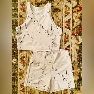 Buff Bunny Aurora Crop Top and Limitless Shorts Set